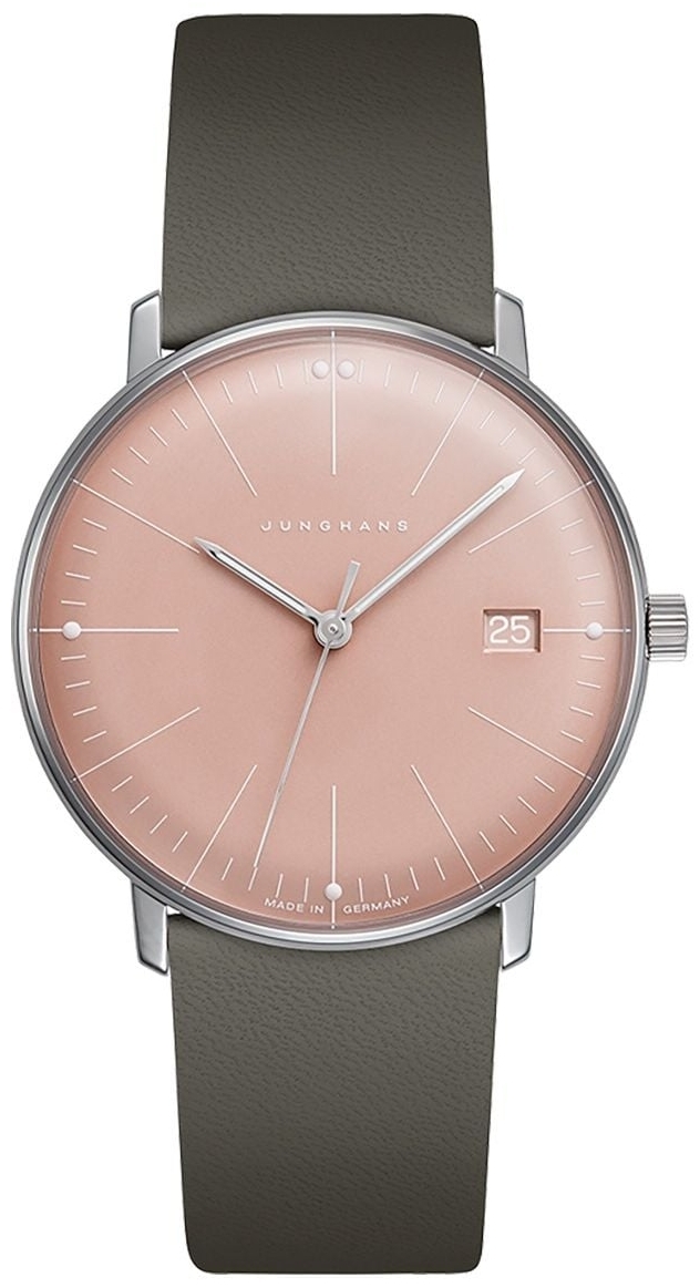 Junghans Damklocka 47/4555.02 Max Bill Ladies Rosa/Läder Ø32.7 mm - Junghans