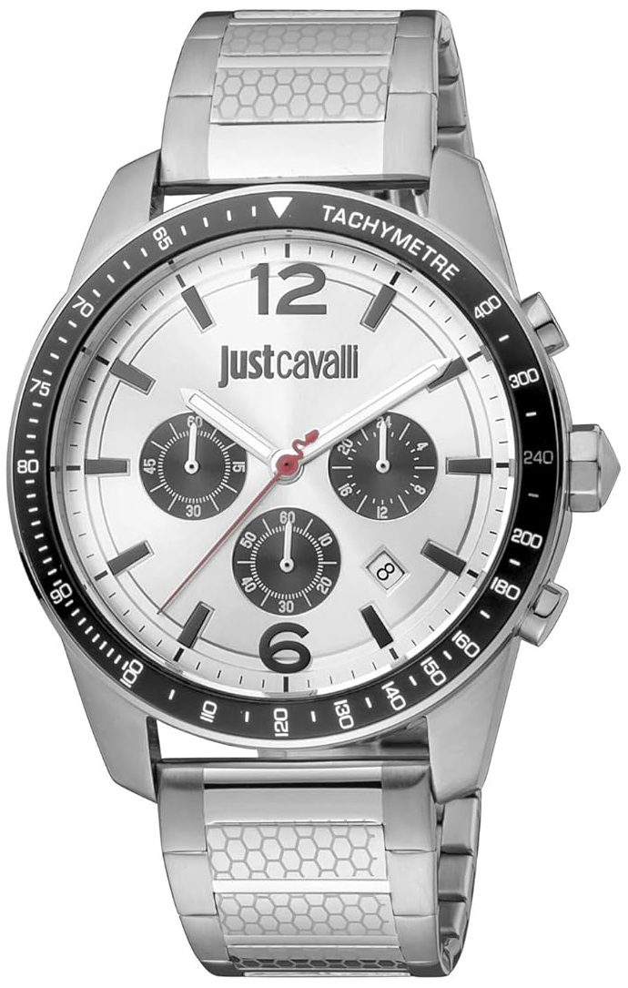 Just Cavalli Herrklocka JC1G204M0045 Classic Silverfärgad/Stål Ø44 - Just Cavalli