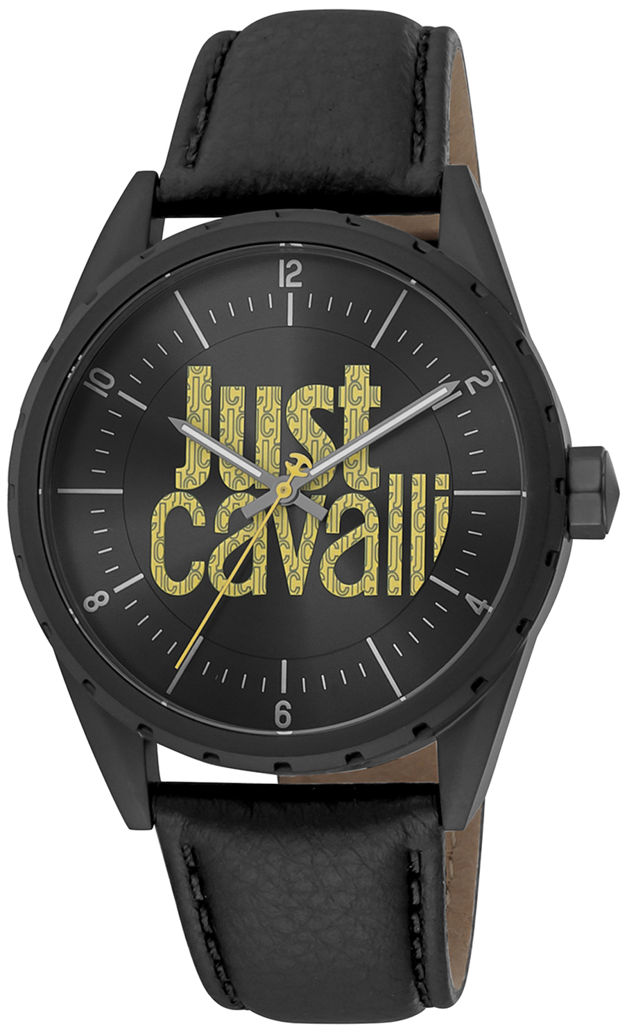Just Cavalli Herrklocka JC1G207L0035 Classic Svart/Läder Ø42 mm - Just Cavalli
