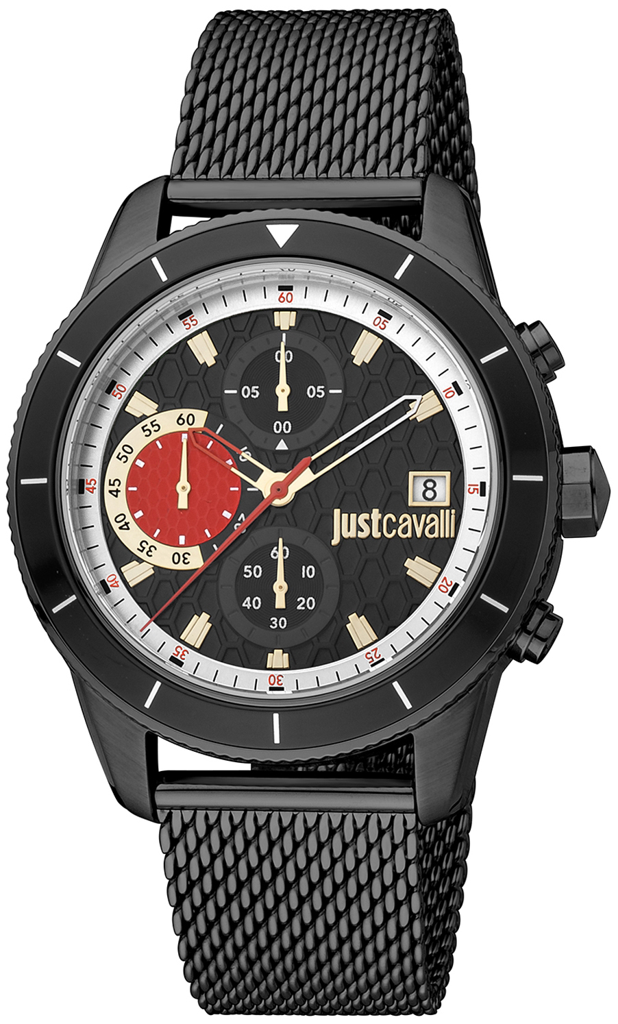 Just Cavalli Herrklocka JC1G215M0075 Classic Svart/Stål Ø42 mm - Just Cavalli