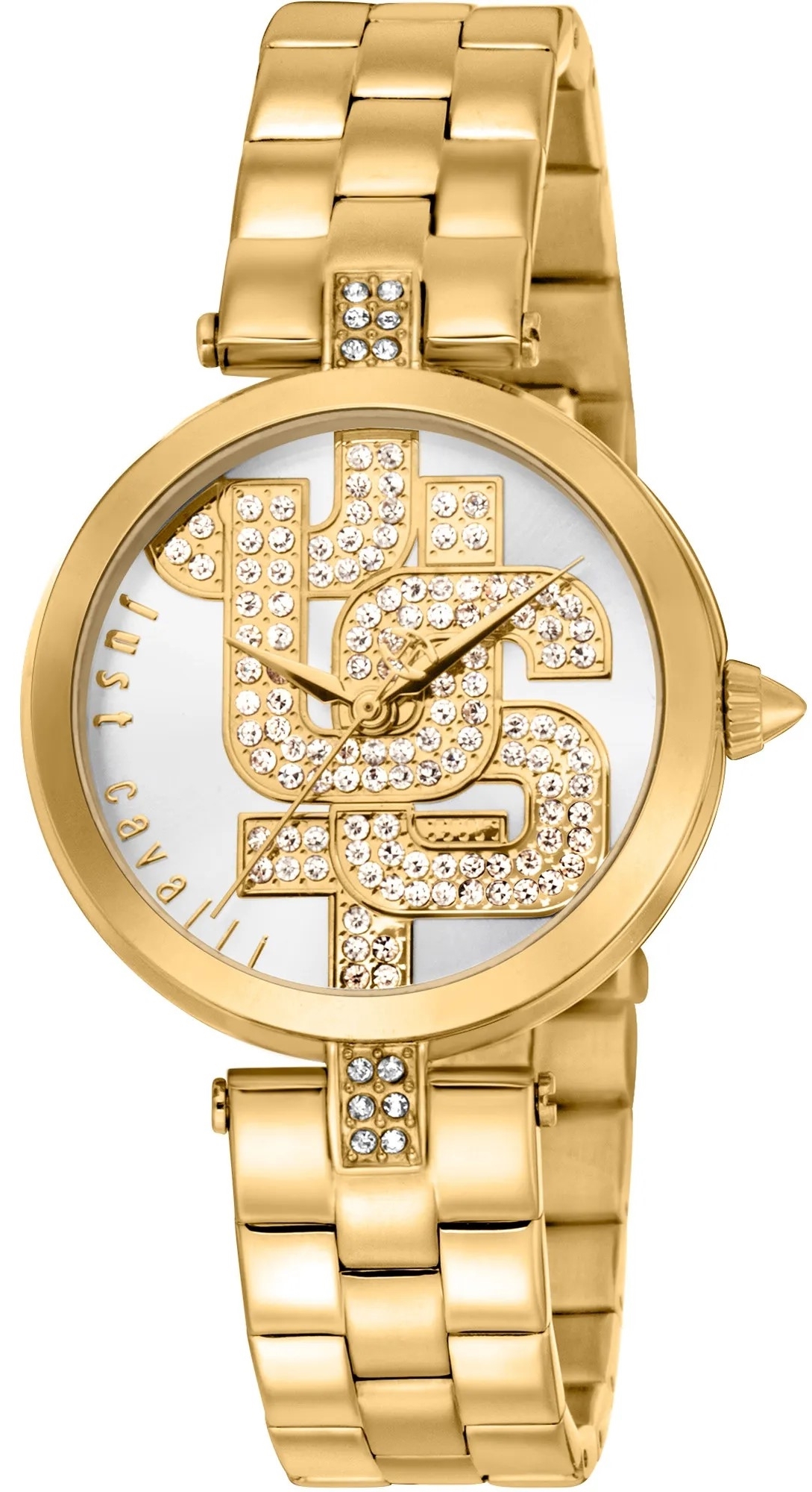 Just Cavalli Damklocka JC1L241M0055 Glam Chic Maiuscola - Just Cavalli