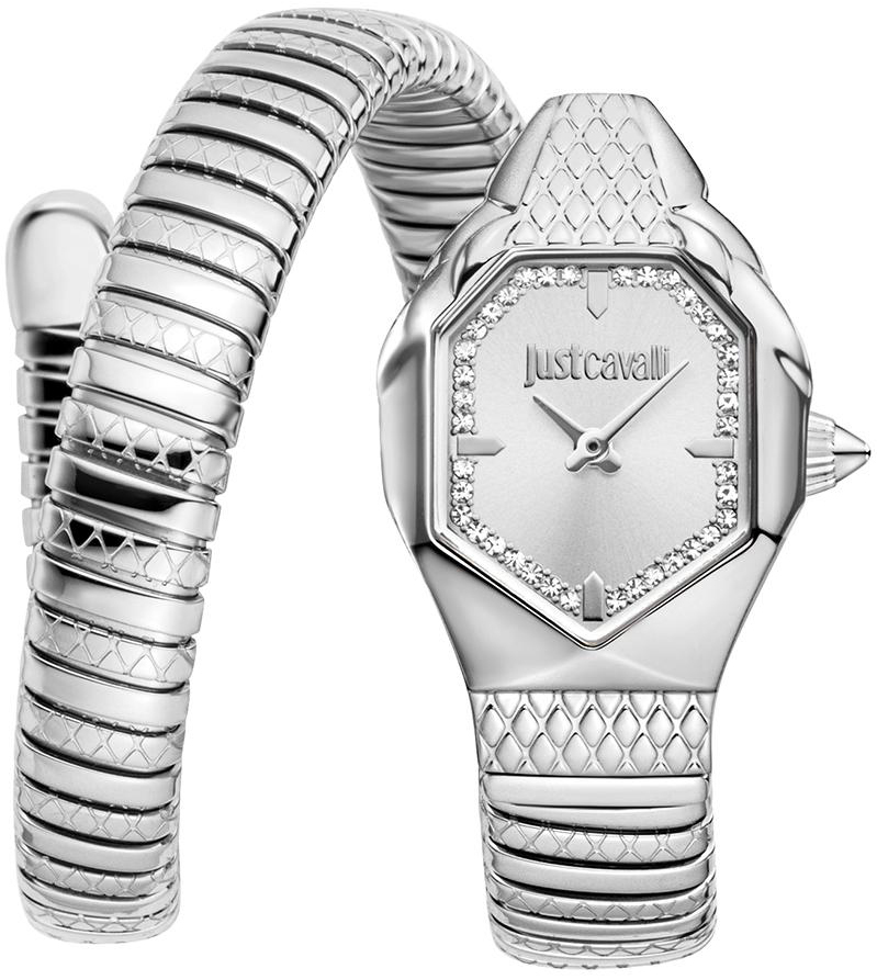 Just Cavalli Damklocka JC1L369M0015 Aria Silverfärgad/Stål - Just Cavalli