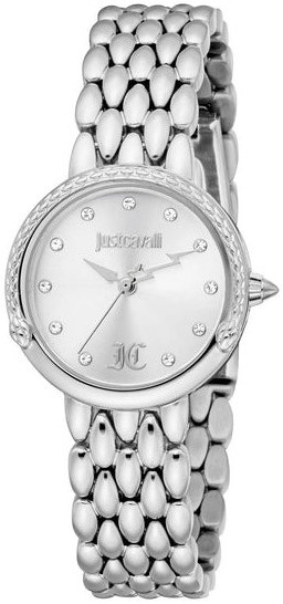 Just Cavalli Damklocka JC1L379M0015 Animalier Silverfärgad/Stål - Just Cavalli