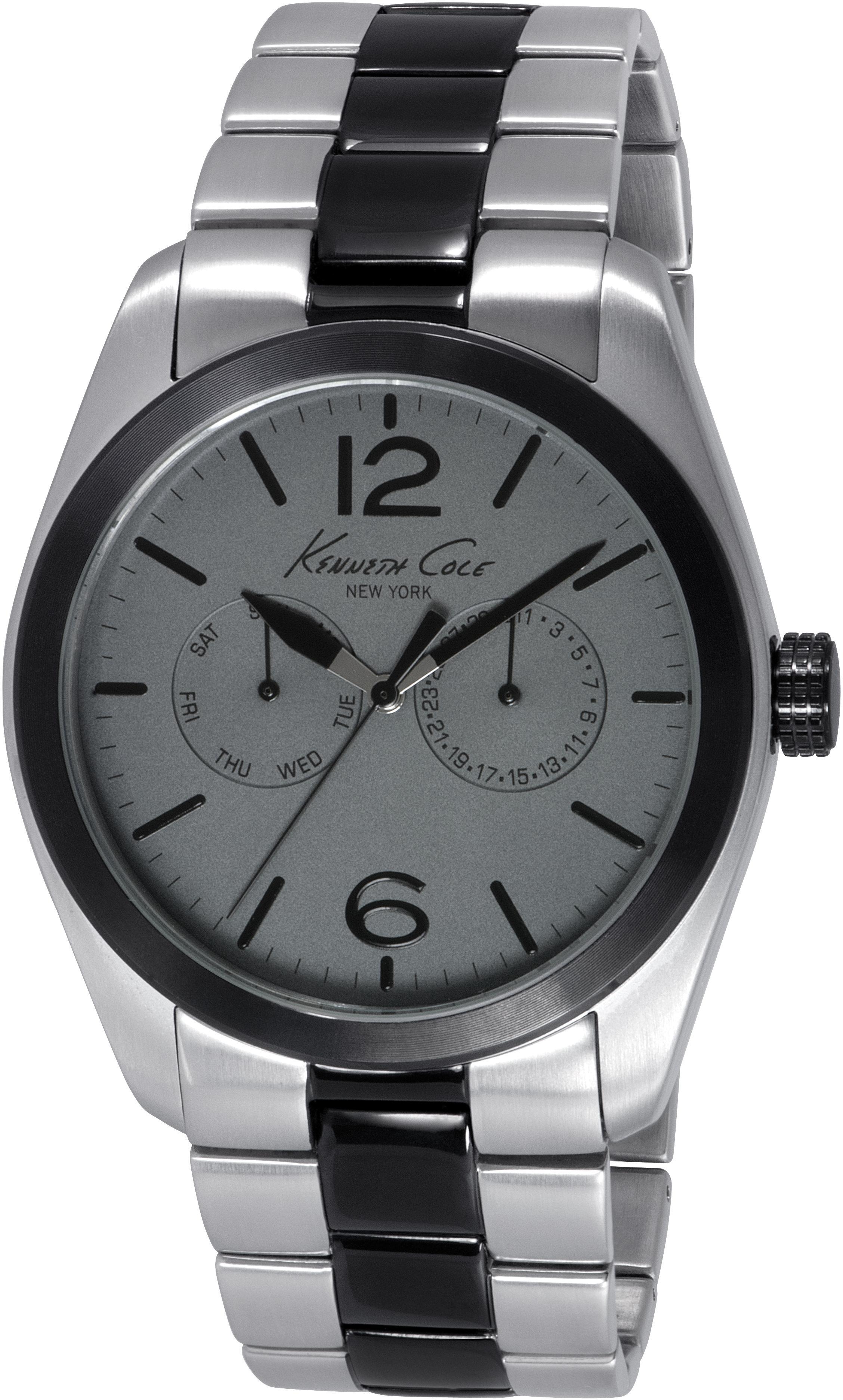 Kenneth Cole Herrklocka IKC9365 Grå/Stål Ø44 mm - Kenneth Cole