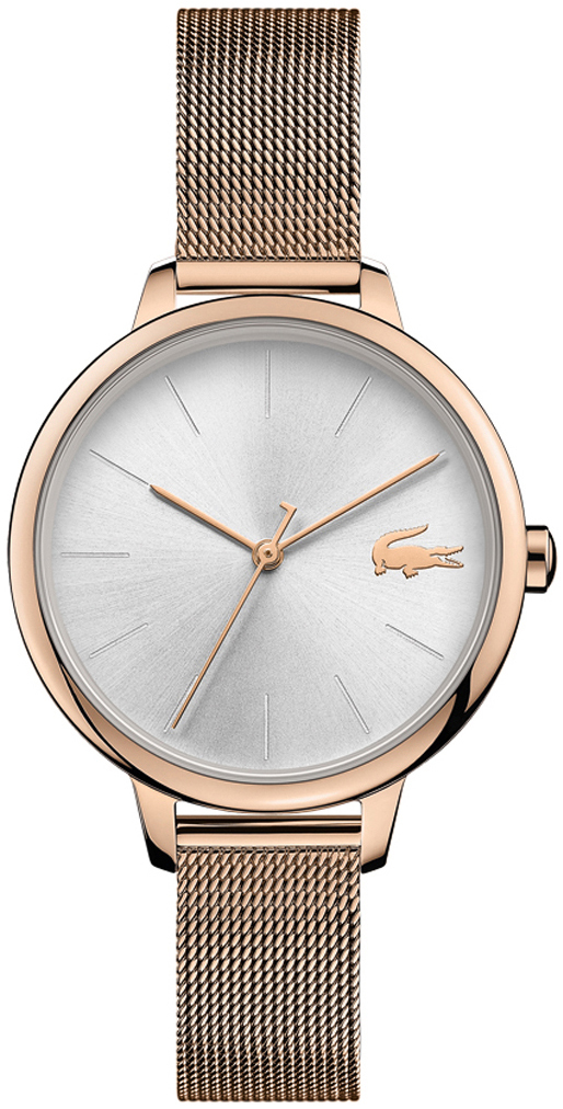 Lacoste Damklocka 2001103 Silverfärgad/Roséguldstonat stål Ø34 mm - Lacoste