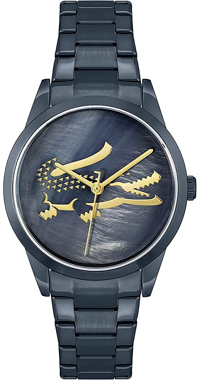 Lacoste Damklocka 2001215 Ladycroc Blå/Stål Ø30 mm - Lacoste