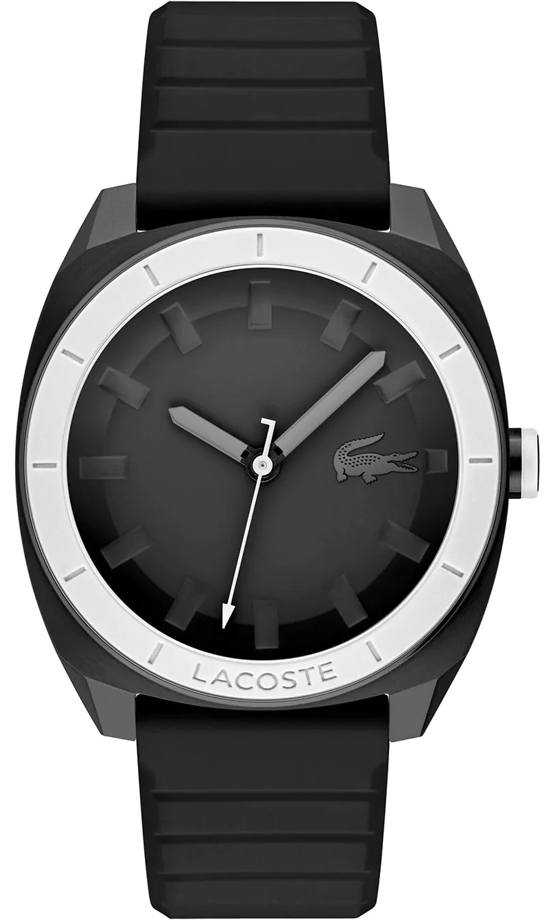 Lacoste Herrklocka 2011259 Sprint Svart/Gummi Ø43 mm - Lacoste