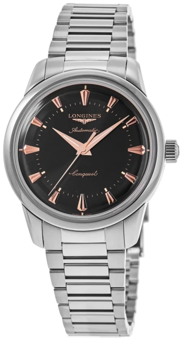 Longines Herrklocka L1.650.4.52.6 Conquest Heritage Svart/Stål Ø40 - Longines