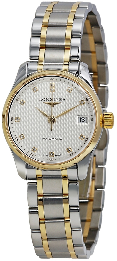 Longines Damklocka L2.128.5.77.7 Master Silverfärgad/Gulguldtonat - Longines