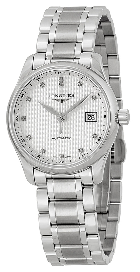 Longines Damklocka L2.257.4.77.6 Master Silverfärgad/Stål Ø29 mm - Longines