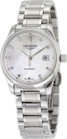Longines Damklocka L2.257.4.87.6 Master Vit/Stål Ø29 mm - Longines