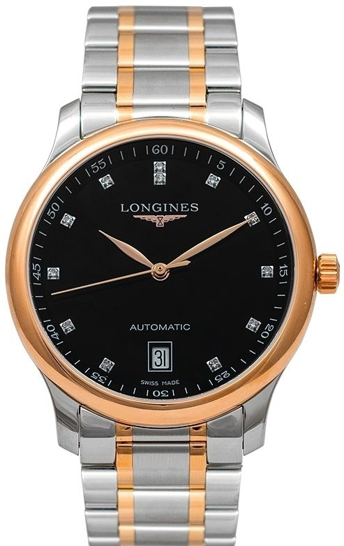 Longines Herrklocka L2.628.5.59.7 Master Svart/Roséguldstonat stål - Longines
