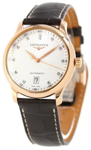 Longines Herrklocka L2.628.8.77.3 Master Silverfärgad/Läder Ø38.5 - Longines