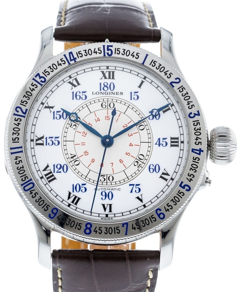 Longines Herrklocka L2.678.4.11.0 Heritage Vit/Läder Ø47.5 mm - Longines