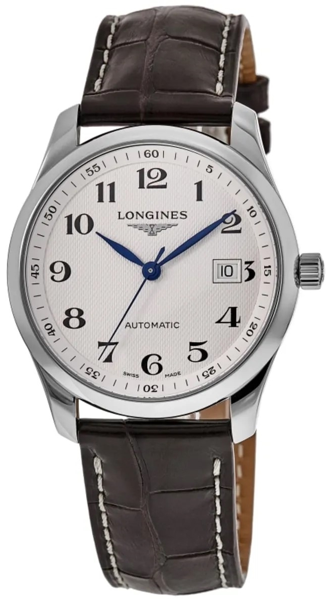 Longines Herrklocka L2.793.4.78.3 Master Silverfärgad/Läder Ø40 mm