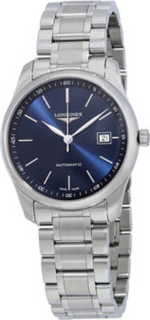 Longines Herrklocka L2.793.4.92.6 Master Blå/Stål Ø40 mm - Longines