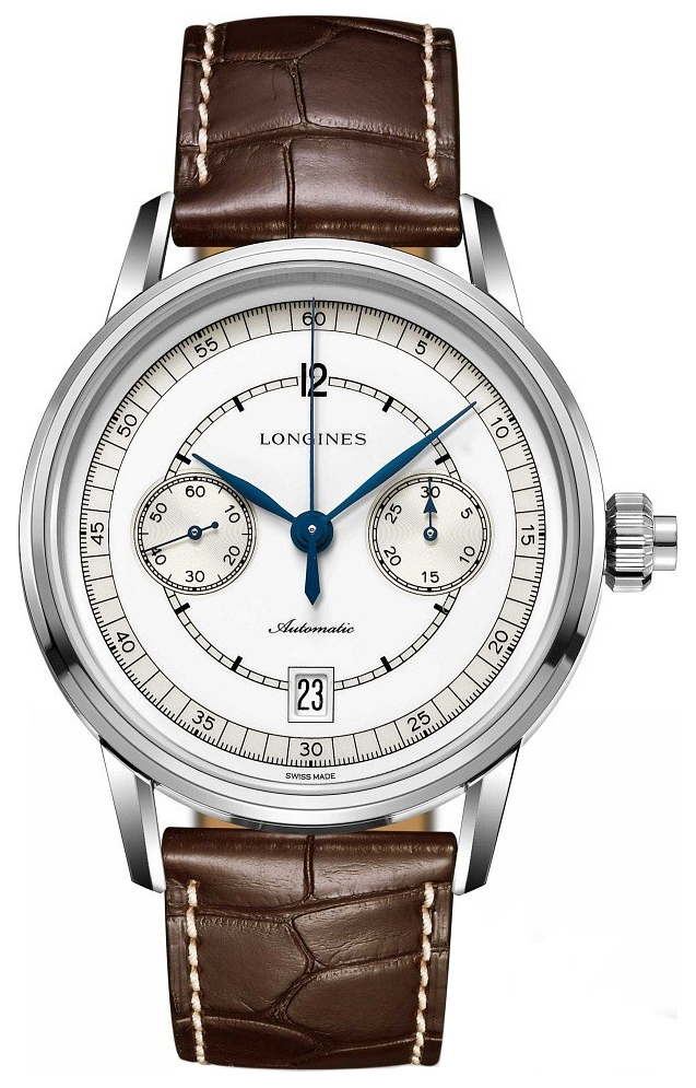 Longines Heritage Herrklocka L2.800.4.26.2 Vit/Läder Ø41 mm - Longines