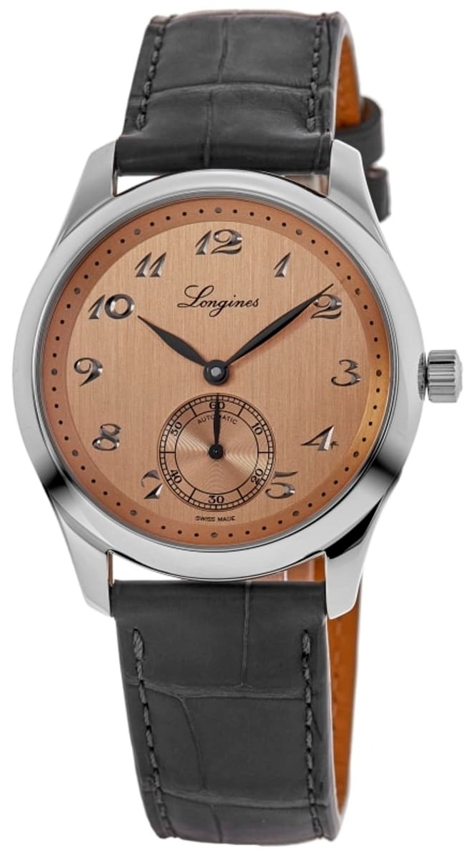 Longines L2.843.4.93.2 Master Collection Orange/Läder Ø38.5 mm - Longines