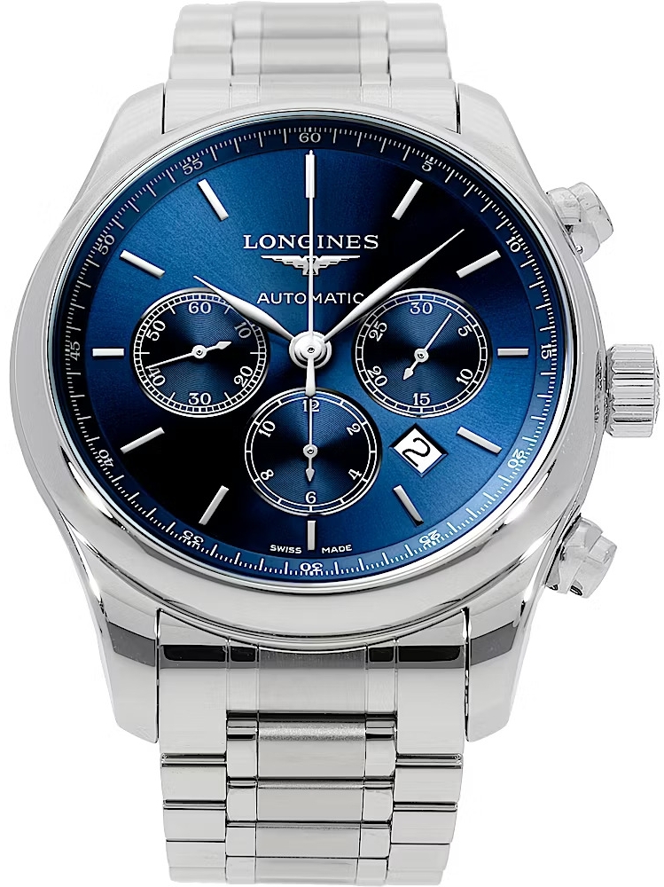 Longines Herrklocka L2.859.4.92.6 Master Blå/Stål Ø44 mm - Longines