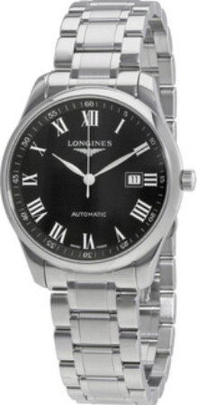 Longines Herrklocka L2.893.4.51.6 Master Svart/Stål Ø42 mm - Longines