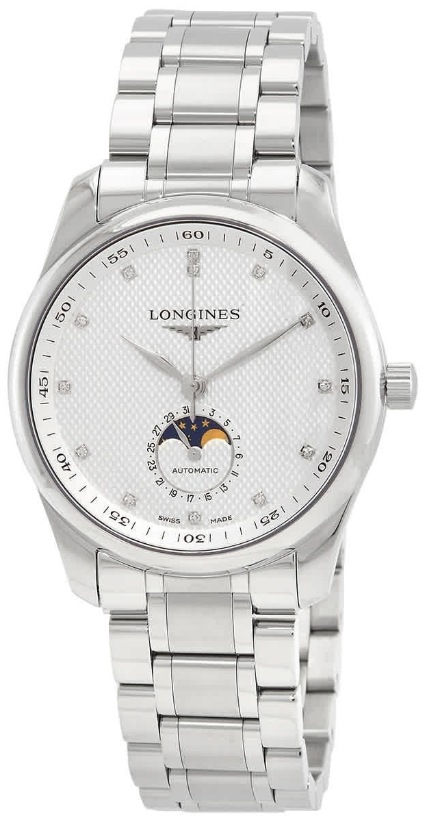 Longines Herrklocka L2.909.4.77.6 Master Silverfärgad/Stål Ø40 mm - Longines