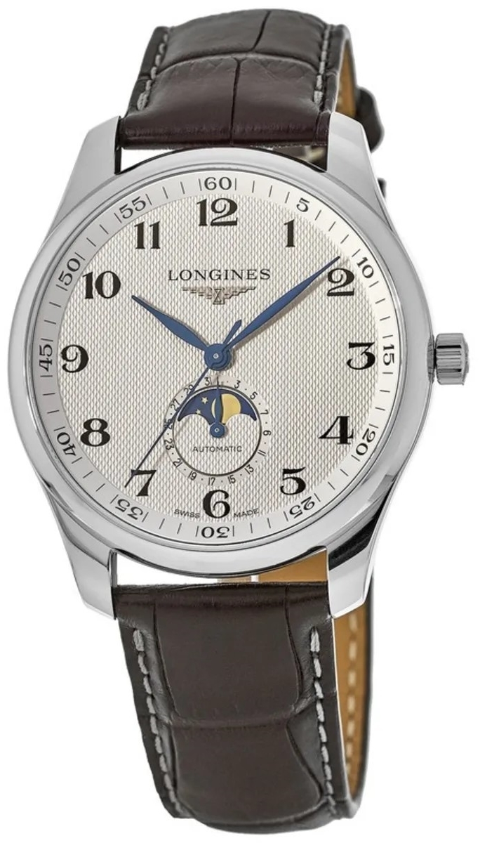 Longines Herrklocka L2.919.4.78.3 Master Silverfärgad/Läder Ø42 mm - Longines