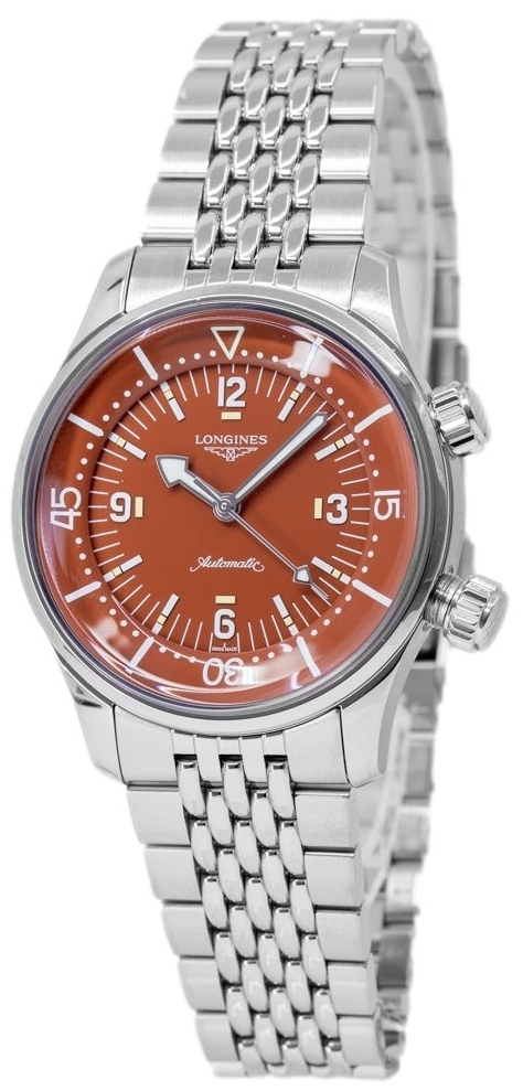 Longines L3.764.4.96.6 Legend Diver Brun/Stål Ø39 mm - Longines