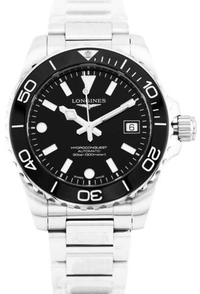 Longines Herrklocka L3.779.4.56.6 Hydroconquest Svart/Stål Ø39 mm