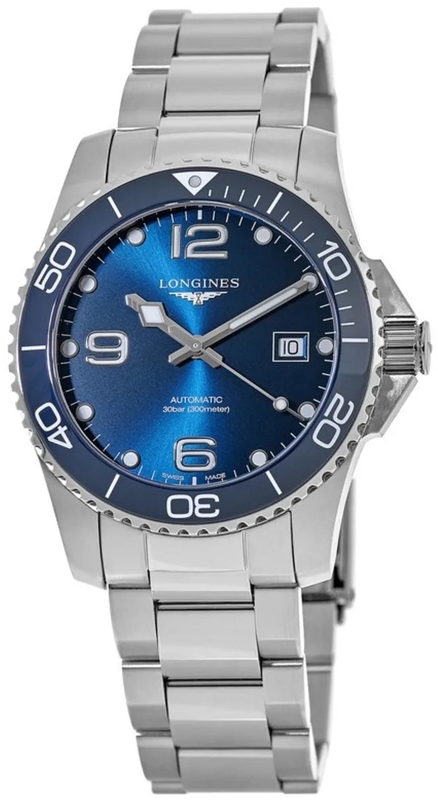 Longines Herrklocka L3.781.4.96.6 Hydroconquest Blå/Stål Ø41 mm - Longines