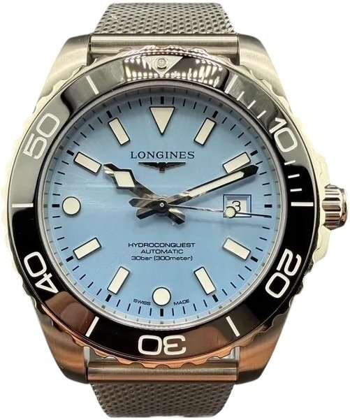 Longines Herrklocka L3.788.4.99.6 Hydroconquest Blå/Stål Ø42 mm