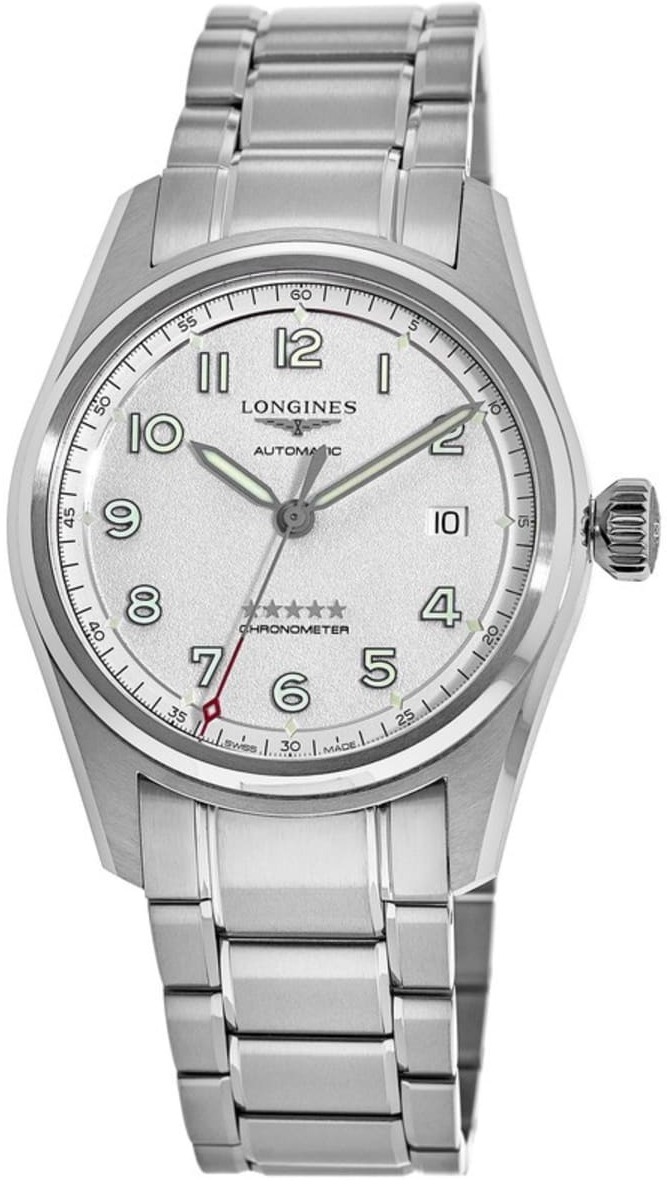 Longines Herrklocka L3.810.4.73.6 Spirit Silverfärgad/Stål Ø40 mm - Longines