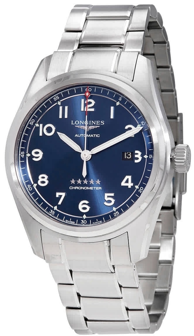 Longines Herrklocka L3.811.4.93.9 Spirit Prestige Blå/Stål Ø42 mm - Longines