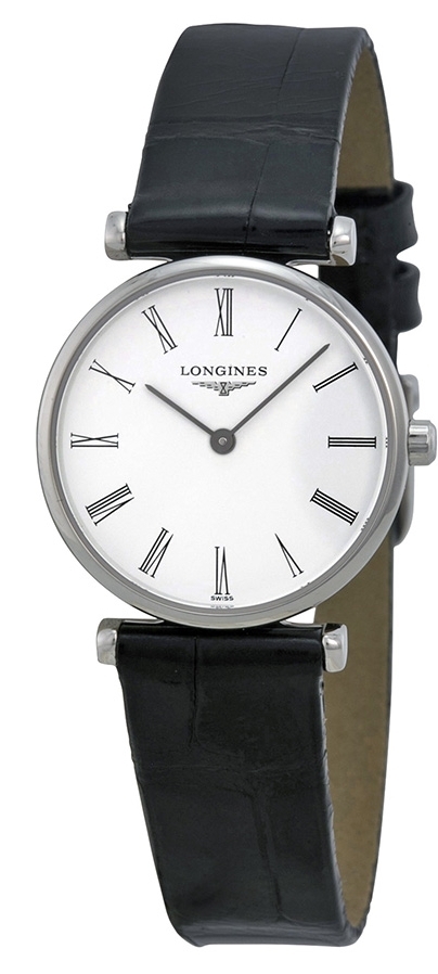 Longines Damklocka L4.209.4.11.2 Grande Classique Vit/Läder Ø24 mm - Longines