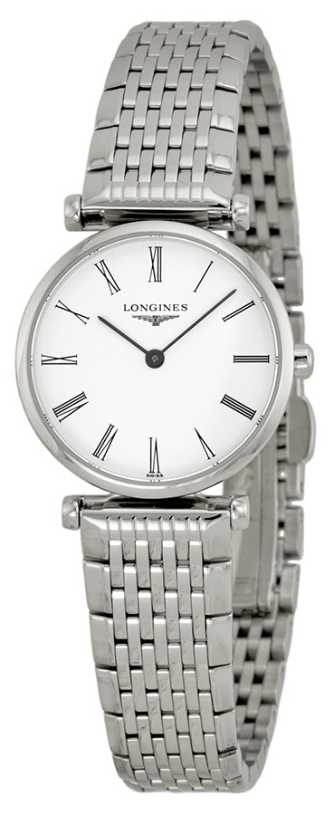 Longines Damklocka L4.209.4.11.6 Grande Classique Vit/Stål Ø24 mm - Longines