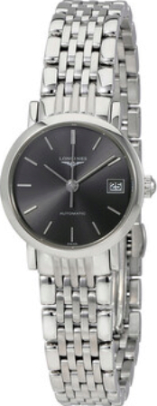 Longines Damklocka L4.309.4.72.6 Elegant Grå/Stål Ø25.5 mm - Longines