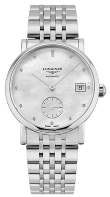 Longines Damklocka L4.312.4.87.6 Elegant Vit/Stål Ø34.5 mm - Longines