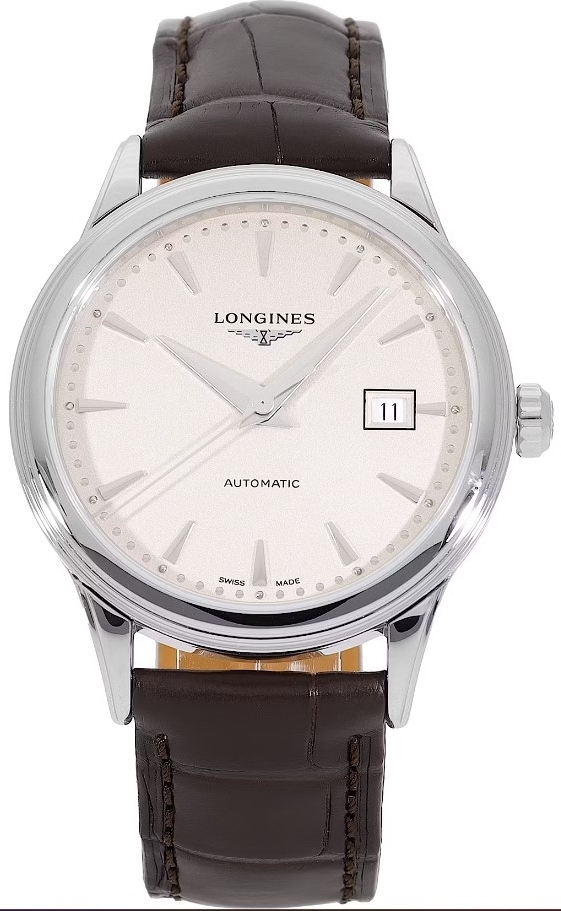 Longines Damklocka L4.374.4.79.2 Flagship Beige/Läder Ø30 mm - Longines
