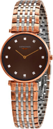 Longines Damklocka L4.512.1.67.7 La Grande Classique De Brun/Stål - Longines
