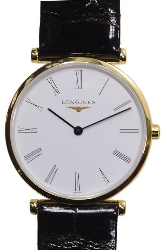 Longines Damklocka L4.512.2.11.2 La Grande Classique De Vit/Läder - Longines
