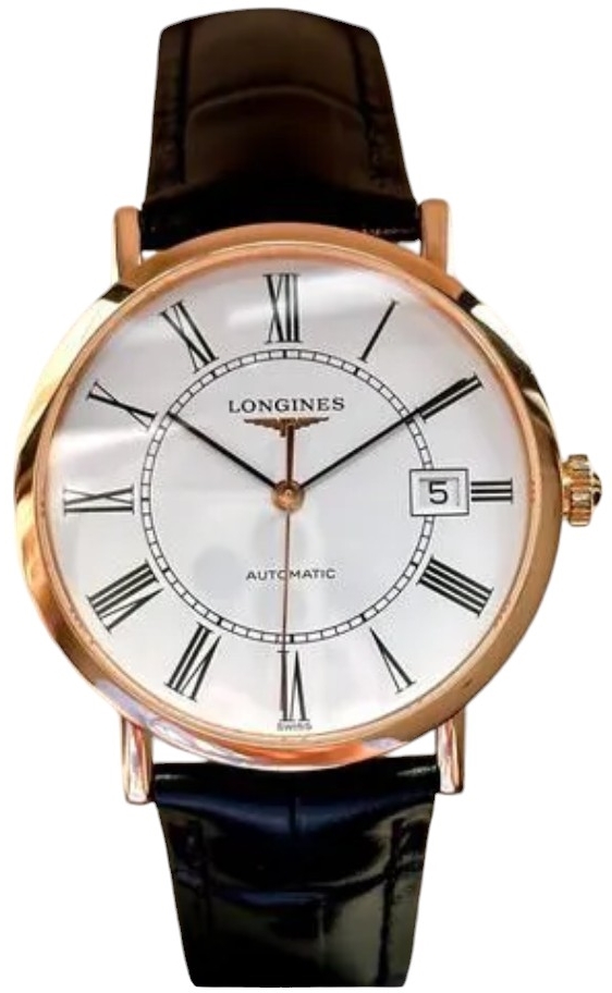Longines Herrklocka L4.787.8.11.4 Elegant Vit/Läder Ø37 mm - Longines
