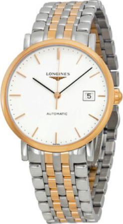 Longines Herrklocka L4.810.5.12.7 Elegant Vit/18 karat roséguld Ø37 - Longines