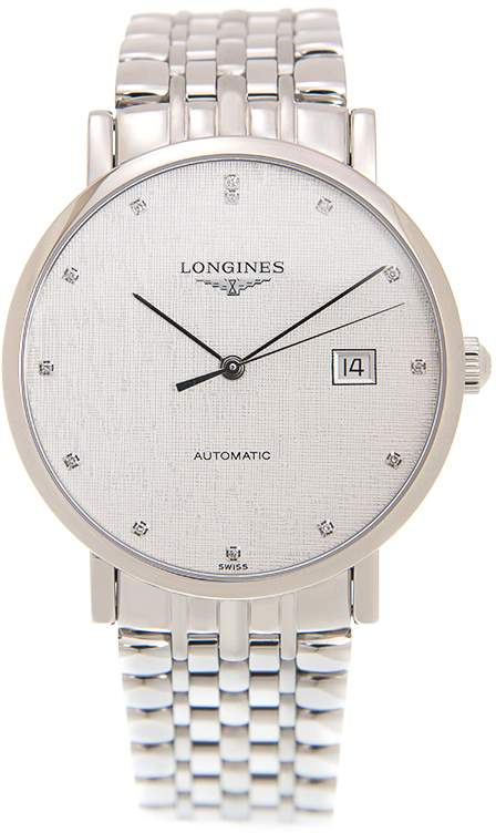 Longines Herrklocka L4.910.4.77.6 Elegant Grå/Stål Ø39 mm - Longines