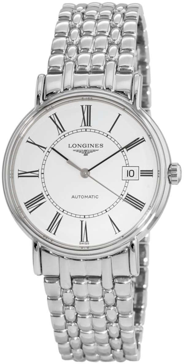 Longines Herrklocka L4.921.4.11.6 Presences Vit/Stål Ø38.5 mm - Longines