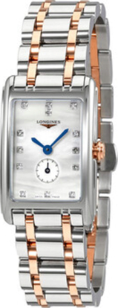 Longines Damklocka L5.255.5.87.7 Dolcevita Vit/18 karat roséguld - Longines