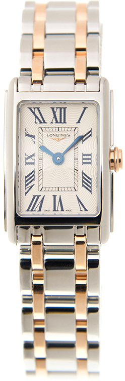 Longines Damklocka L5.258.5.71.7 DolceVita Beige/18 karat roséguld - Longines
