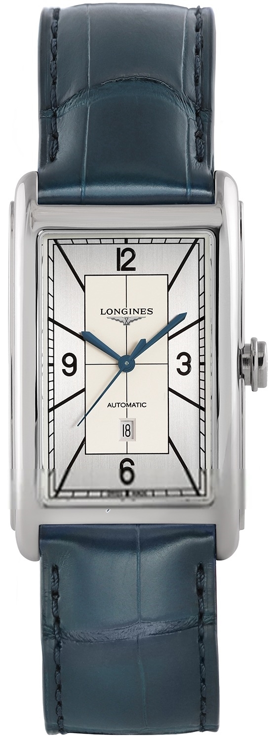 Longines Herrklocka L5.767.4.73.9 Dolcevita Silverfärgad/Läder - Longines