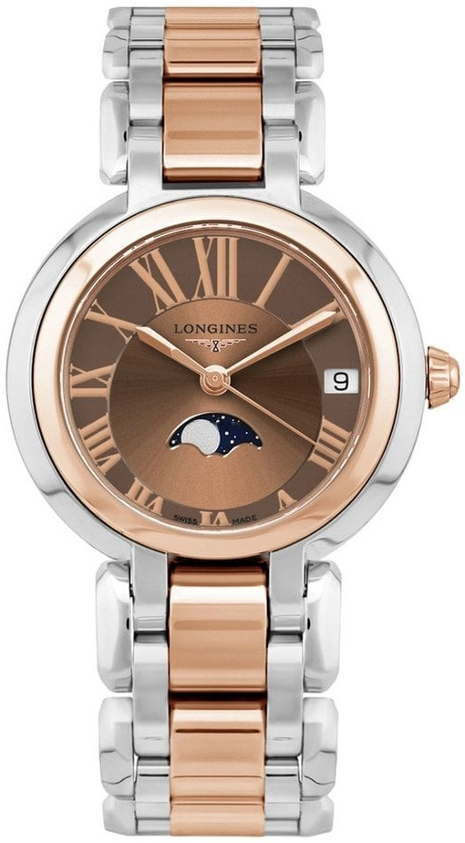 Longines Damklocka L8.115.5.61.7 Primaluna Champagnefärgad/18 karat - Longines