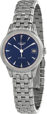 Longines Damklocka L4.274.4.92.6 Flagship Blå/Stål Ø26 mm - Longines