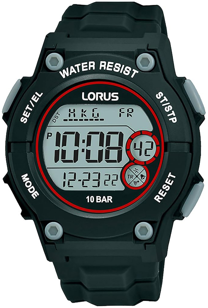 Lorus Herrklocka R2329PX9 Sports LCD/Gummi Ø42 mm - Lorus