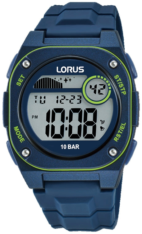 Lorus Herrklocka R2329QX9 Sports LCD/Gummi
